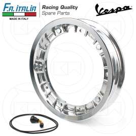 CERCHIO SCOMPONIBILE IN LEGA CROMATO TUBELESS VESPA