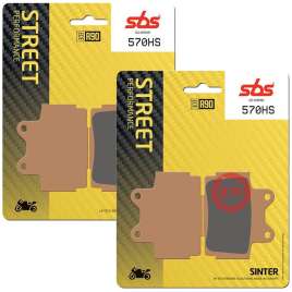 SBS 570HS KIT PASTIGLIE FRENO ANTERIORE YAMAHA RD LC 350 1992