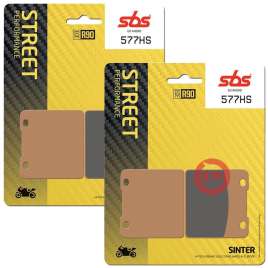 SBS 577HS KIT PASTIGLIE FRENO ANTERIORE SUZUKI GSX R 750 1988