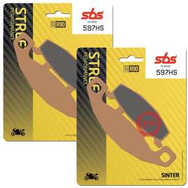 SBS 597HS KIT PASTIGLIE FRENO ANTERIORE SUZUKI GSX G 1100 1991-1995