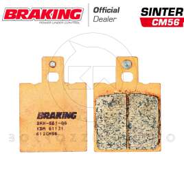 PASTIGLIE FRENO POSTERIORE BRAKING 612CM56 SINTERIZZATE MOTO GUZZI V35 V50 V65 V74 DUCATI MONSTER 400 600