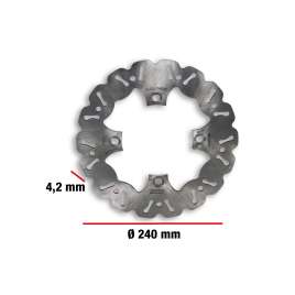 6212342 WHOOP DISC DISCO FRENO MALOSSI MARGHERITA POSTERIORE HONDA SW-T 400 4T LC EURO 3