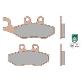 6215013BS MALOSSI PASTIGLIE FRENO ANTERIORE BRAKE PADS MHR SYNT OMOLOGATE PIAGGIO FLY 150 4T euro 2-3 2006->2007