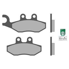 6215013BB MALOSSI PASTIGLIE FRENO ANTERIORE - POSTERIORE BRAKE PADS OMOLOGATE PIAGGIO BEVERLY 250 ie 4T LC euro 3