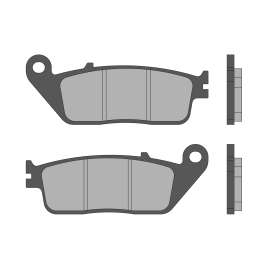 6215572BB MALOSSI PASTIGLIE FRENO ANTERIORE - POSTERIORE BRAKE PADS BMW C Sport 650 ie 4T LC euro 4 2016->