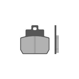 6216418BB MALOSSI PASTIGLIE FRENO POSTERIORE BRAKE PADS PIAGGIO X8 125 4T LC euro 2-3