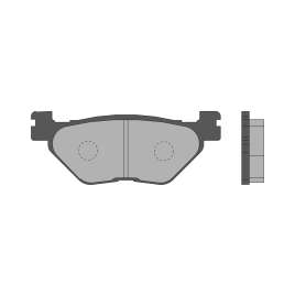 6215030BB MALOSSI PASTIGLIE FRENO POSTERIORE BRAKE PADS YAMAHA T MAX Tech MAX 560 ie 4T LC euro 5 2020->
