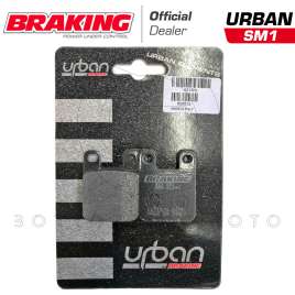 KIT PASTIGLIE FRENO POSTERIORE BRAKING 621SM1 APRILIA RS RX 50 06>10 DERBI 50 SENDA GPR