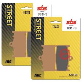 SBS 631HS KIT PASTIGLIE FRENO ANTERIORE SUZUKI GSX SA BANDIT ABS 1250 2016