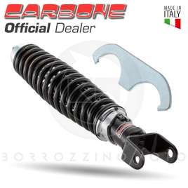 AMMORTIZZATORE VESPA 50 SPECIAL ET3 125 PX POSTERIORE REGOLABILE NERO CARBONE