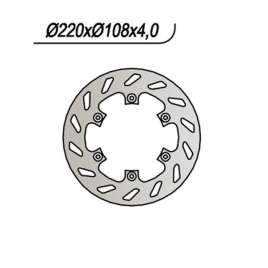 DISCO FRENO ANTERIORE NG 003 GILERA GSM 50 1999-2003