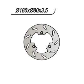 DISCO FRENO POSTERIORE NG 010 RIEJU RJ SUPERMOTARD 50 1999-2001