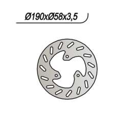 DISCO FRENO POSTERIORE NG 023 APRILIA AREA 51 50 1998-2000