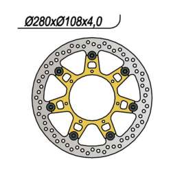 DISCO FRENO ANTERIORE NG 024 RIEJU RS 2 MATRIX 50 2003