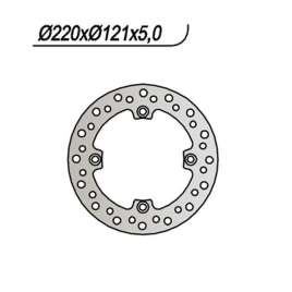 DISCO FRENO POSTERIORE NG 045 HONDA CR R 500 1989-2001