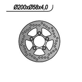 DISCO FRENO POSTERIORE NG 095 KYMCO BET & WIN 125 2000-2002