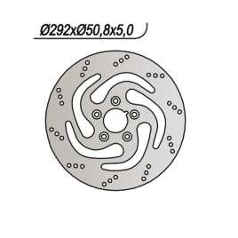 DISCO FRENO ANTERIORE NG 1004 HARLEY DAVIDSON XL SPORTSTER 883 1987-1999
