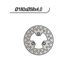 DISCO FRENO ANTERIORE NG 1011 HYOSUNG PLUS 50 1995