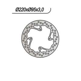 DISCO FRENO ANTERIORE NG 1029 HUSQVARNA TC 17/14 85 2014-2016