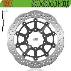 DISCO FRENO ANTERIORE NG 1056X WAVE KAWASAKI ZX10R NINJA 1000 2004-2005
