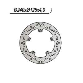 DISCO FRENO POSTERIORE NG 1071 APRILIA SCARABEO 500 2002-2006