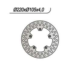DISCO FRENO ANTERIORE NG 1077 BENELLI VELVET/VELVET TOURING 125 1999-2003