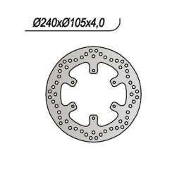 DISCO FRENO ANTERIORE NG 1090 GILERA RUNNER VXR RACE / ST 4T E3 200 2006-2013