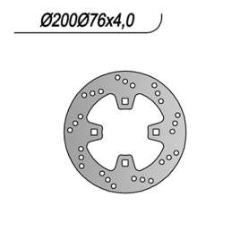 DISCO FRENO POSTERIORE NG 1112 KTM XC SPORT ATV 450 2008-2009