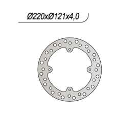 DISCO FRENO POSTERIORE NG 1117 HM CRE F X 4T 125 2008-2010