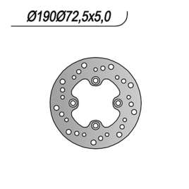 DISCO FRENO ANTERIORE NG 112 HONDA CN HELIX/SPAZIO 250 1995-1999