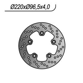 DISCO FRENO ANTERIORE NG 1126 SYM HD E2 125 2003-2006