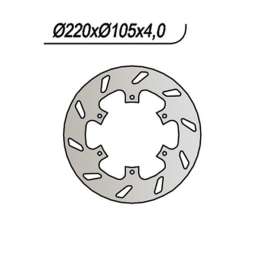 DISCO FRENO ANTERIORE NG 113 GILERA RUNNER SP RACE 50 2005-2008