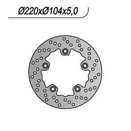 DISCO FRENO POSTERIORE NG 1133 TGB X MOTION LC 4T 125 2008