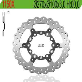 DISCO FRENO ANTERIORE X Ø270 NG 1150X WAVE KAWASAKI KX 125 2003-2005