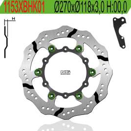 DISCO FRENO ANTERIORE XBH Ø270 NG 1153XBH WAVE SUZUKI DR Z E 400 2000-2008