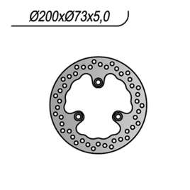 DISCO FRENO POSTERIORE NG 1156 SYM JOYRIDE 125 2001-2002