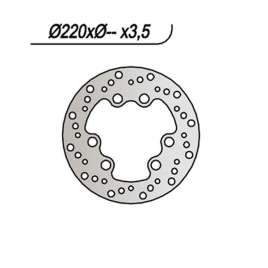 DISCO FRENO ANTERIORE NG 116 MOTOR HISPANIA ROLLING BULL 50 1997