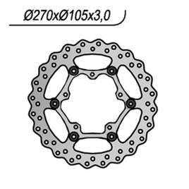 DISCO FRENO ANTERIORE NG 1162X WAVE APRILIA RXV 450 2005-2014