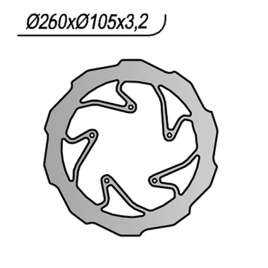 DISCO FRENO ANTERIORE NG 1240XSP WAVE BMW G X 450 2008-2012