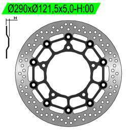 DISCO FRENO ANTERIORE NG 1278 SUZUKI SV ABS 650 2007-2011