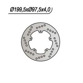 DISCO FRENO ANTERIORE NG 130 MALAGUTI CENTRO SL / SL KAT. 50 1997-2000