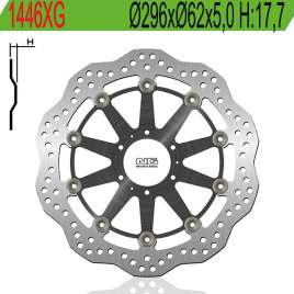 DISCO FRENO ANTERIORE NG 1446XG WAVE HONDA XLV VARADERO 1000 1999-2011