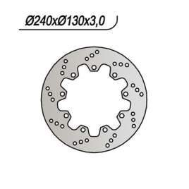 DISCO FRENO ANTERIORE NG 173 KAWASAKI KLR 250 1984-2000