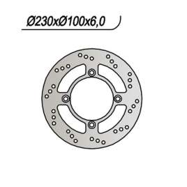 DISCO FRENO POSTERIORE NG 175 KAWASAKI ZZR NINJA 600 1990-1992