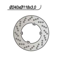 DISCO FRENO ANTERIORE NG 199 HONDA CR R 125 1990-1991