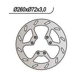 DISCO FRENO ANTERIORE NG 201 BETAMOTOR ARK 50 2003-2004