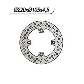 DISCO FRENO POSTERIORE NG 221 HONDA FES S WING 125 2007-2012