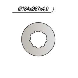 DISCO FRENO POSTERIORE NG 249 FANTIC MOTOR KEY ROO 50 1996-1997