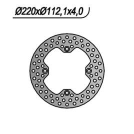 DISCO FRENO POSTERIORE NG 263 HUSQVARNA CR 125 2000-2001