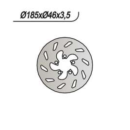 DISCO FRENO POSTERIORE NG 271 BETAMOTOR ST 50 1999-2000